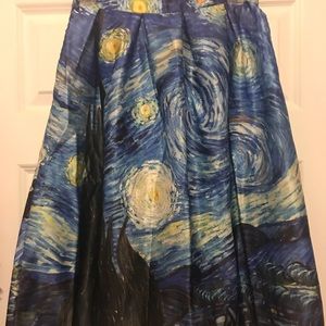 Starry night skirt